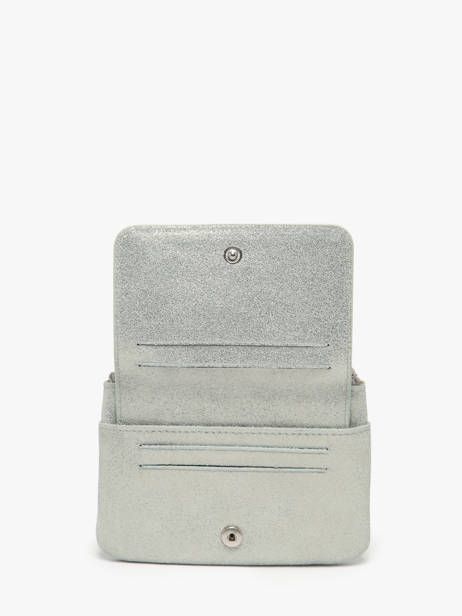 Portemonnee Leder Mila louise Blauw vintage 3853X ander zicht 2
